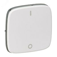 Valena ALLURE Лицевая панель для выключателя двухполюсного Белая | код 755125 | Legrand