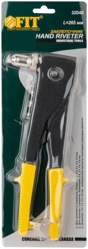 Заклепочник 2-х позиционный 90-180 гр (265 мм) | код 32040 | FIT фото 3