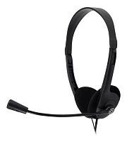 Наушники с микрофоном Оклик HS-M143VB черный 1.8м накладные оголовье (614036) | код 614036 | Oklick