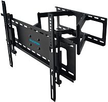 Кронштейн для телевизора Kromax ATLANTIS-80 черный 32-75 макс.50кг настенный поворотно-выдвижной и наклонный | код 1173698 | KROMAX