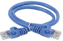 ITK Коммутационный шнур (патч-корд) кат.5E UTP 1м синий | код PC03-C5EU-1M | IEK