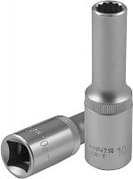 S04HD4710 Головка торцевая глубокая 12-гранная 1/2DR, 10 мм | код S04HD4710 | JONNESWAY