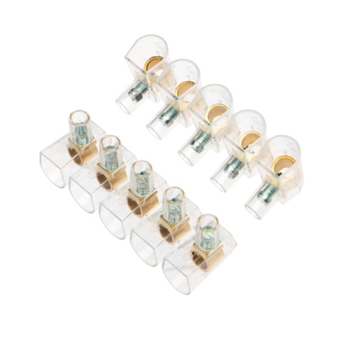 Концевой зажим винтовой изолированный КЗВИ 10 мм кв (5х1) (10 шт./уп.) REXANT | код 07-5704 | REXANT