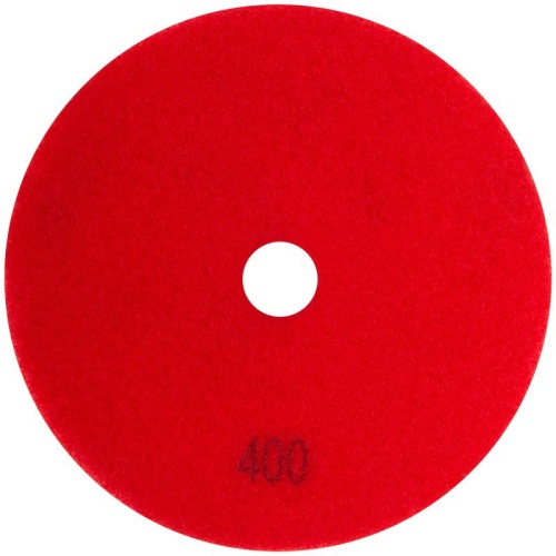 Круг алмазный гибкий шлифовальный АГШК (липучка), влажное шлифование, 125 мм, Р 400 | код 39884 | FIT фото 2
