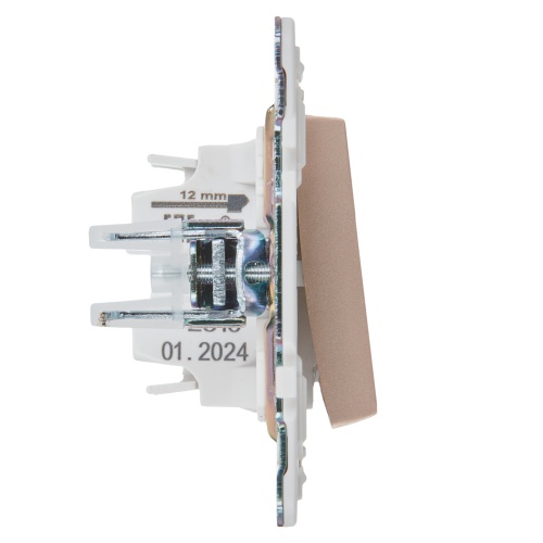 SKANDY Выключ. 1-кл. прох. с инд. 10А SK-V08Sa песоч. IEK | код SK-V12-1-10-K98 | IEK фото 2