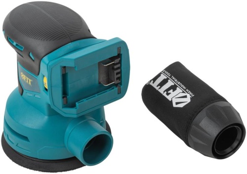 Машина шлифовальная эксцентриковая аккумуляторная 20В 6000-12000об/мин; 125мм; липучка FIT 79923 фото 8