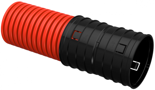 ELASTA Труба гофр. двустенная жесткая ПНД d=140мм (5,7м) IEK | код ET-TG13-212-140-D57-K04 | IEK