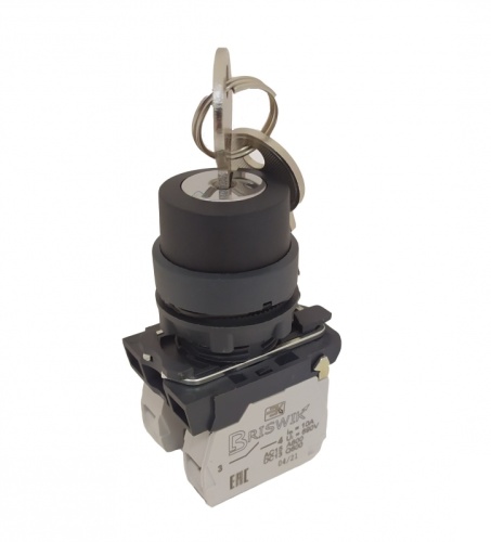 Переключатель Briswik КПЕ 3702 -К черный IP66 УХЛ2 10А 0но+2нз | код aB-TB-6Ai-0123 | Briswik