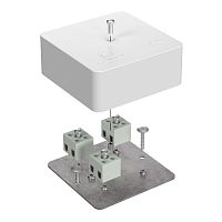 Коробка огнестойкая для кабель-канала 40-0450-FR2.5-6 Е15-Е60 (латунь) RAL9003 75х75х30 (87 шт/кор) Промрукав | код 40-0450-FR2.5-6-Е60 | ПРОМРУКАВ