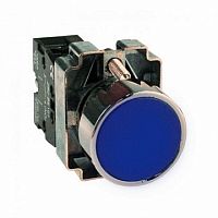 Кнопка 22 мм²  220В, IP40, Синий |  код.  xb2-ba61 |  EKF