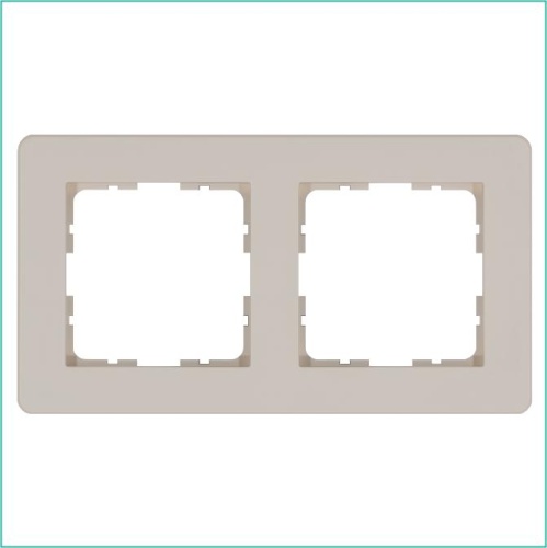 Рамка G-Flex 2-постовая, цвет Тауп | код G1102T | Jasmart