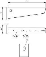 Кронштейн 160мм | код 6419712 | OBO Bettermann