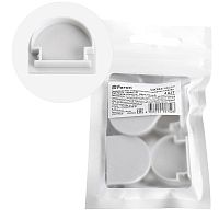 Заглушка без отверстия для профиля CAB283 LD382 (уп.4шт) FERON 48257