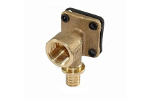 Угольник настенный с квадратными фланцами 16-Rp1/2 RX++ | код 14563671001 | REHAU