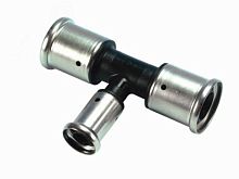 Тройник пресс 63х26х63 переходной, ПВДФ | код 10PK-632663 | Henco