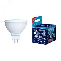 Лампа светодиодная LED-JCDR-10W/NW/GU5.3/NR Форма JCDR, матовая. Norma. (4000K). | код UL-00003841 | Uniel