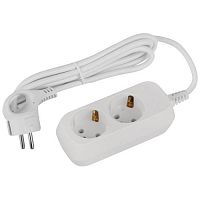 Удлинитель электрический UDL-16-215-E Greenline 2 розетки с заземлением 1.5м ПВС 3х1кв.мм Эра Б0065079
