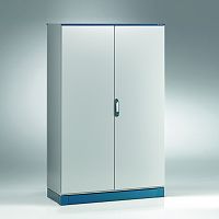 Щит EMOX моноблочный 1600x600x400мм (ВxШxГ) с монтажной панелью, RAL7035, IP66 | код EMOX-061604PR | ETA