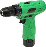 Дрель-шуруповерт Zitrek Green 12-Li-ion аккум. патрон:быстрозажимной (063-4041) | код 1882524 | ZITREK