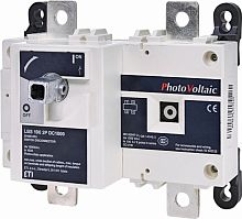 Выключатель нагрузки LBS 100 2P DC1000 (1-0, 100A, 1000V DC) | код 004661853 | ETI