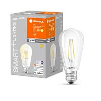 Лампа светодиодная SMART+ Filament Edison Dimmable 60 5.5Вт E27 | код 4058075528277 | LEDVANCE