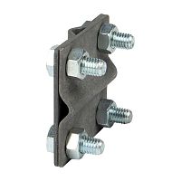 Зажим крестовидный прут-прут (пластина 57x57мм) HZ PROxima | код lp-g3109 | EKF