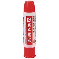 Клей канцелярский двусторонний BRAUBERG, 45 мл, с узким и широким аппликаторами, 227534 | код 227534 | BRAUBERG