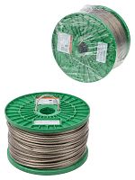 Трос стальной в полимерной оболочке поверенный ТСП-П-4-130, диаметр 4 мм, длина 130 м, катушка, TDM | код SQ1027-0630 | TDM