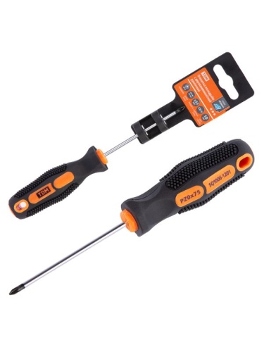 Отвертка позидрайв двухкомпонентная, CR-V тип PZ0x75, серия Алмаз TDM | код SQ1006-1201 | TDM