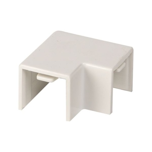 Поворот 90 гр, (16х16) (4 шт) белый-Plast | код abw-16-16x4 | EKF фото 2