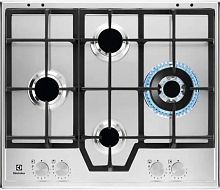 Газовая варочная поверхность Electrolux KGS64562SX серебристый | код 2015519 | ELECTROLUX