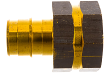 Штуцер Q&E 25 х 1' ВР (RP) DR-латунь | код 1023013 | Uponor