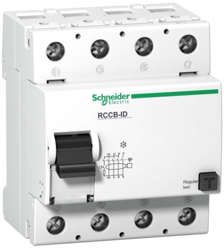 Выключатель дифференциальный (УЗО) ID 4п 125А 30мА тип Asi | код. 16920 | Schneider Electric