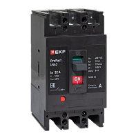 Автоматический выключатель LS63 15кА 3P 32А ProPact EKF | код mccb-63-15-3-32-ls | EKF