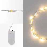 Гирлянда домашняя светодиодная Роса 2м 20LED теплый белый | код 303-006 | Neon-Night