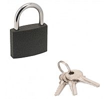 Замок навесной с цилиндровым механизмом секрета, СТАНДАРТ HG-350 серый | код 4867 | ПТК