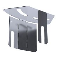 Крышка угла горизонтального изменяемого 0-45 градусов Стандарт INOX (AISI 316) 50 Промрукав | код PR16.3635 | ПРОМРУКАВ