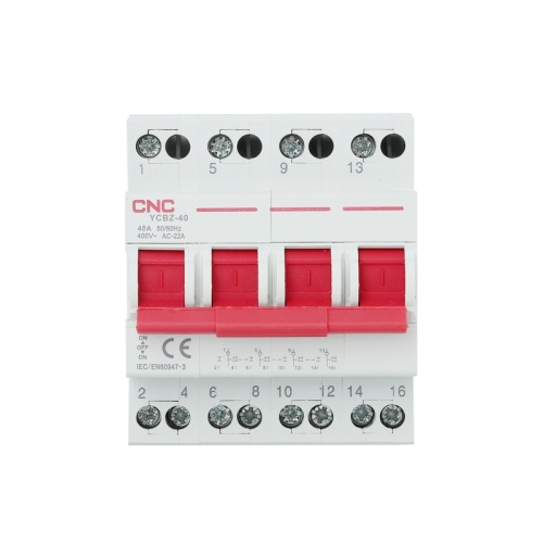 Модульный переключатель нагрузки YCBZ-40 4P 40A | код A050040 | CNC