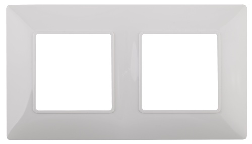Рамка на 2 поста, Эра Elegance, белый, 14-5002-01 | код Б0034387 | ЭРА