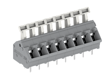 256306 Клемма MCS, с нажимным зажимом, 6 конт., шаг 5.00мм, сер., шт | код 256306 | SUPU