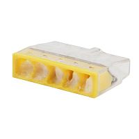 Экспресс-клемма строительно-монтажная СМК 2273-245 5-проводная 0.5-2.5кв.мм с пастой (уп.100шт) | код 07-3219 | Rexant