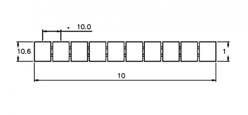 310801/1...100 Маркировочная пластина, шт | код 310801/1...100 | SUPU
