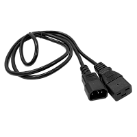 Шнур питания C19-C14, 220В, 10А, черный, 3 метра | код LAN-PP19/14-3.0-BK | LANMASTER