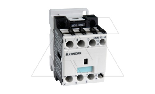 Контактор CNN 12 10 380/400V 50Hz, 3P, 12A/(25A по AC-1), 5.7kW(400VAC), 380/400VAC, 1NO | код EAC606562 | Rade Koncar Контактор CNN 12 10 380/400V 50Hz, 3P, 12A/(25A по AC-1), 5.7kW(400VAC), 380/400VAC, 1NO | код EAC606562 | Rade Koncar