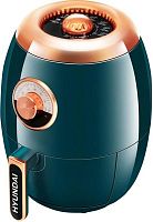 Аэрогриль Hyundai HYF-3553 1350Вт темно-зеленый/золотистый | код 1720594 | HYUNDAI