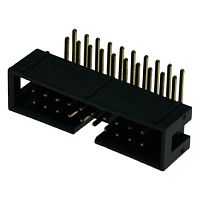 Разъём IDC RUICHI BH-20R (IDC-20MR), 20 контактов | код 55019 | Ruichi