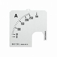 Шкала для амперметра |  код.  SCL-A1-500/96 |  ABB