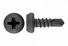 Саморез Клоп 3.5x9.5 металл-металл фосфатированный, шлиц Philips №2, сверло (10 шт/уп) Промрукав | код PR08.9358 | ПРОМРУКАВ