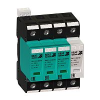 Ограничитель импульсных перенапряжений (УЗИП) OptiDin OM-II-3+N-280/40/R (1 шт.) КЭАЗ | код 114313| КЭАЗ
