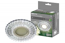 Светильник встраиваемый СВ 03-16 MR16 50Вт G5.3 LED подсветка 3 Вт зеркальный/хром TDM | код SQ0359-0146 | TDM